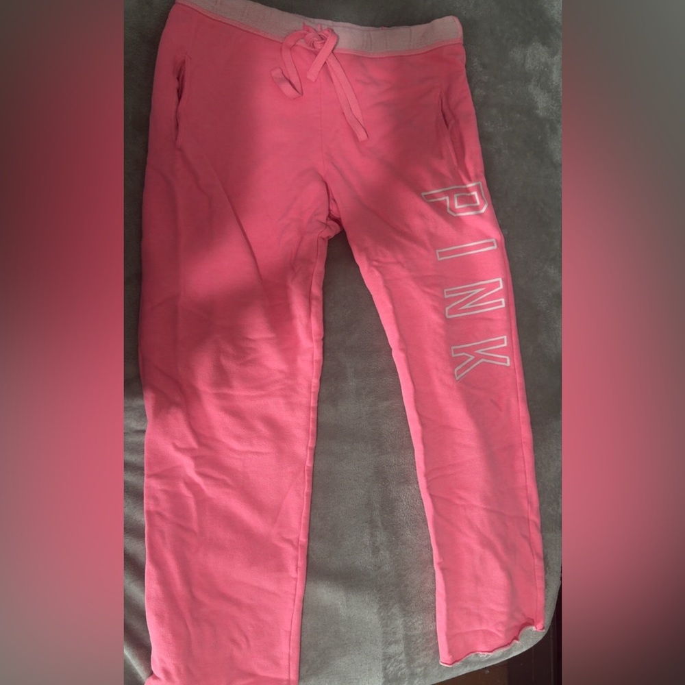 Pink sweatpants